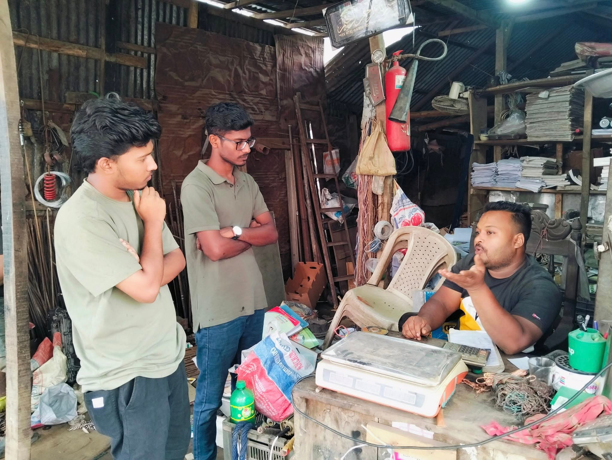Field Visit for EnvoRick | Exploring Plastic Waste Chain in Barishal. - 2