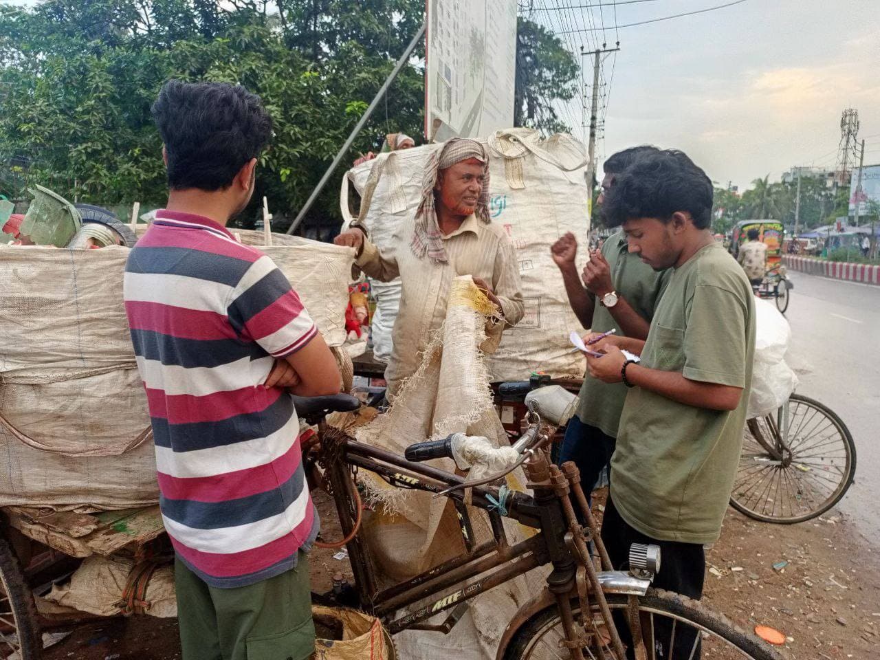 Field Visit for EnvoRick | Exploring Plastic Waste Chain in Barishal. - 3